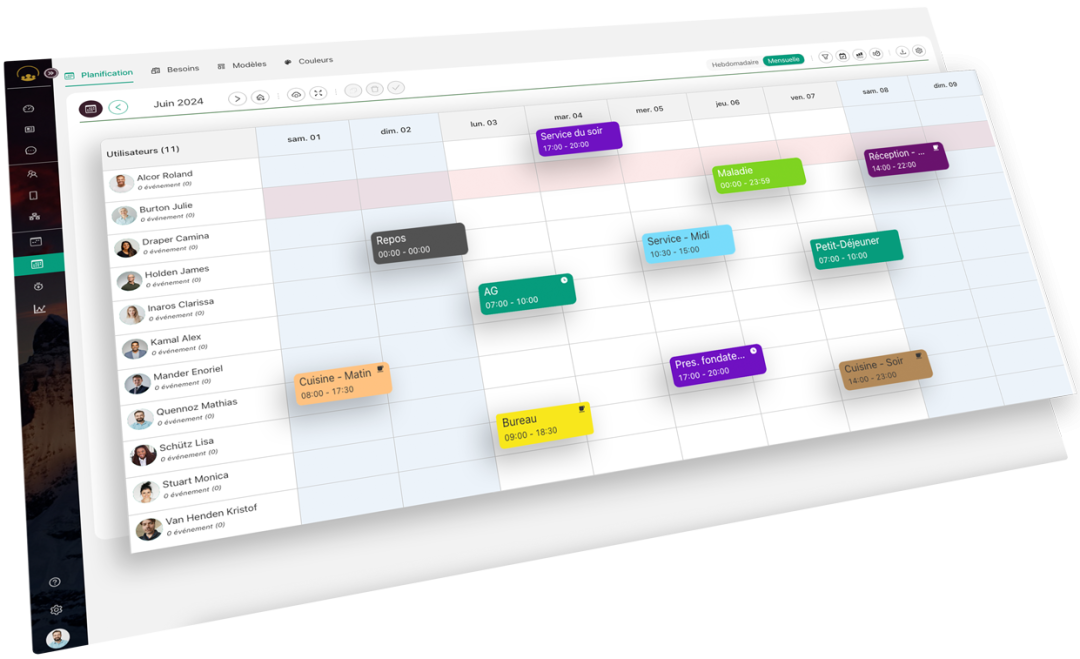 sunkhronos-planification-planning-communication-badgeuse-timbreuse-reporting-excel-pdf-secteurs-horeca-securite-nettoyage-viticole-ccnt-cct